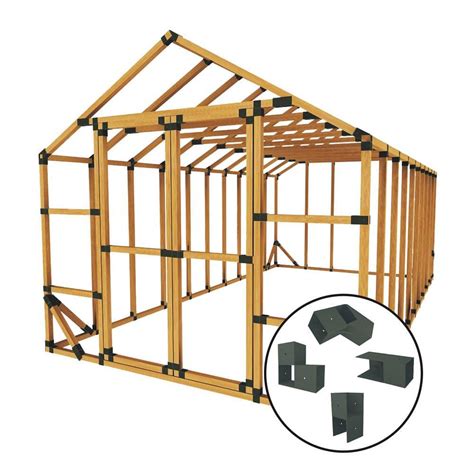 storage building bracket kits